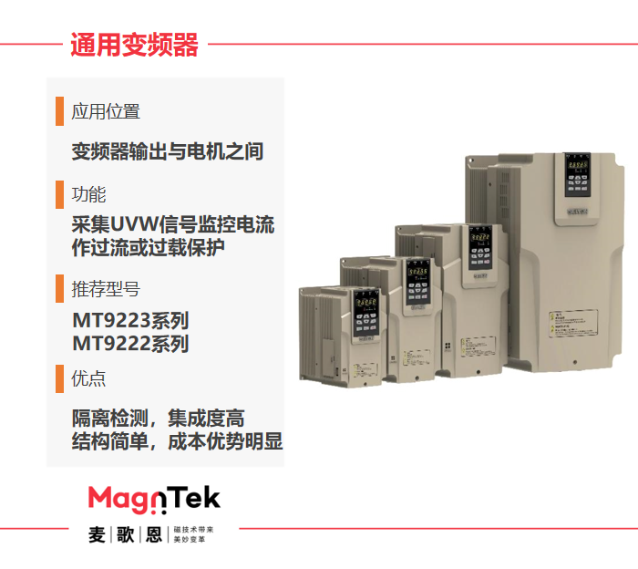 麥歌恩電流傳感器,麥歌恩小課堂，變頻器與電機(jī)是怎樣的一種關(guān)系，MT9222,MT9221,MT9522,MT9523.png