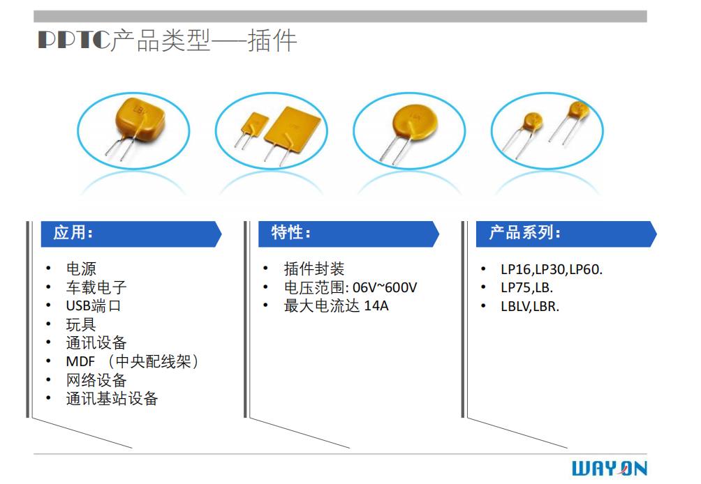 WAYON PTC,維安PTC,維安保險絲，如何選型